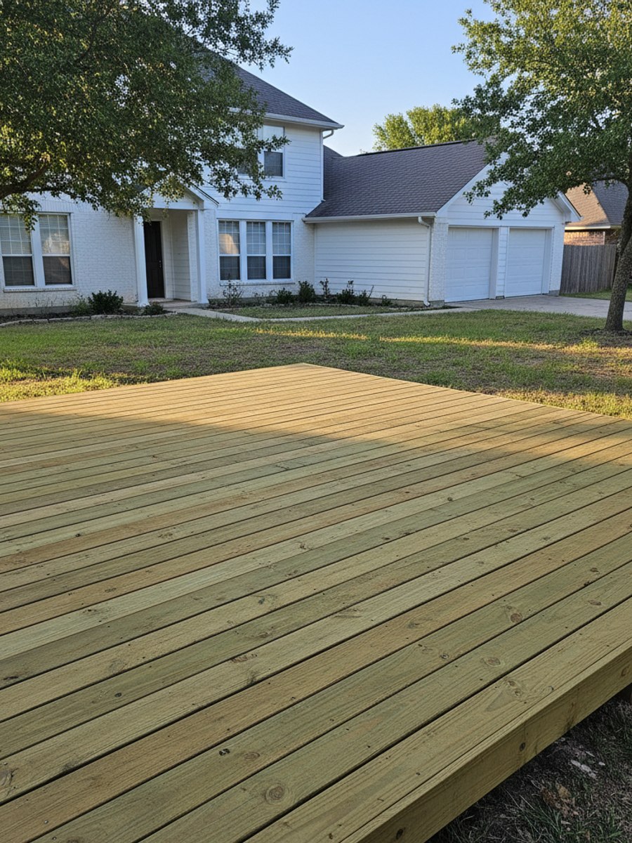 Deck Installation completed by Paramount Deck Solutions in El Paso, TX