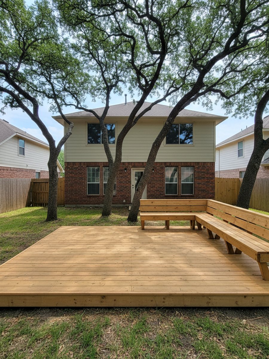 Screened-In Deck Porches completed by Paramount Deck Solutions in Clint, TX