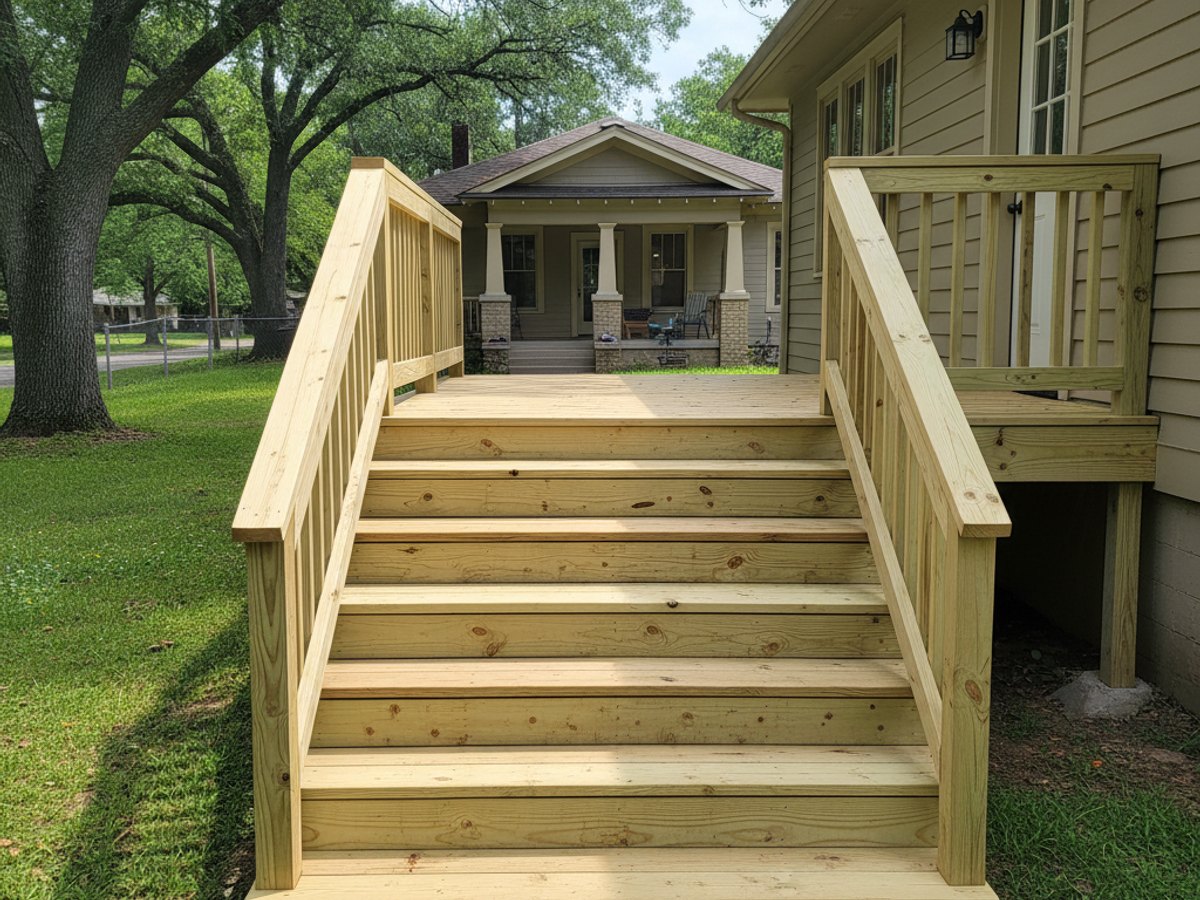 Deck Installation completed by Paramount Deck Solutions in Vinton, TX