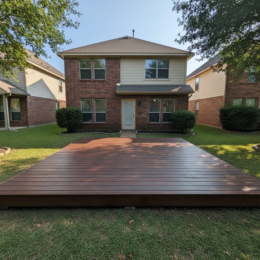 Composite Decking Installation completed by Paramount Deck Solutions in Horizon City, TX